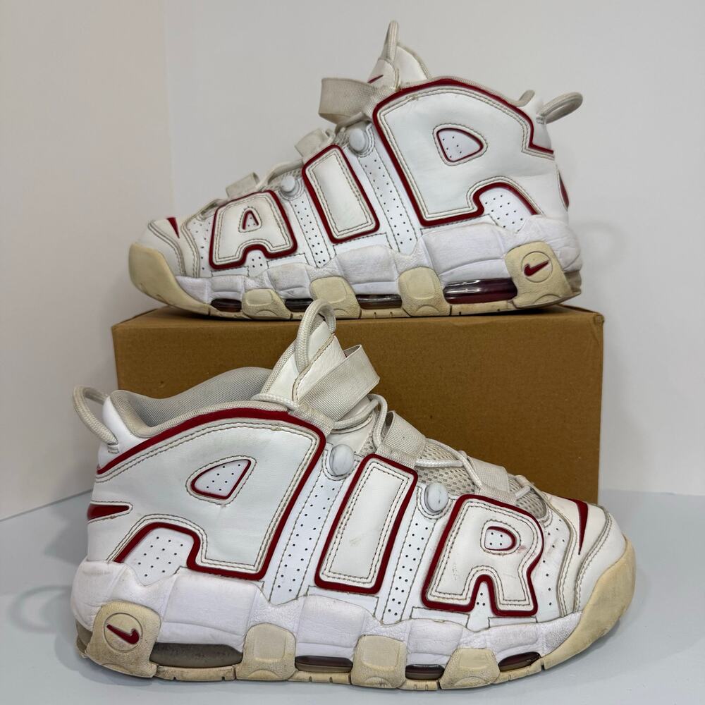 Nike Air More Uptempo 'White
Varsity Red' 2018 Men’s Size 9 - 921948-102